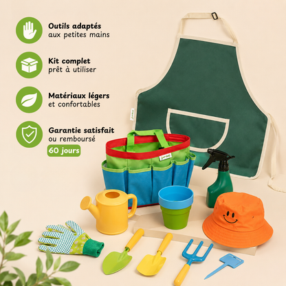 Jardeo™ — Kit jardinage complet pour petit jardinier
